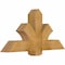 Ekena Millwork Redmond Rough Sawn Timber Gable Bracket, Western Red Cedar, 48"W x 24"H x 6"D x 6"F, 12/12 Pitch GBW048X24X0606RED00RWR - alternate 4